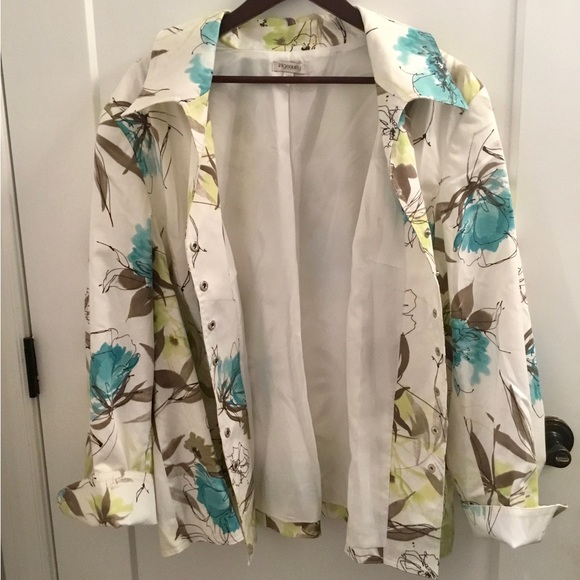 Ingenuity lined cotton snap jacket size 22W - Picture 5 of 8